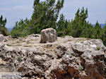 De steen van Homerus in Daskalopetra - Eiland Chios