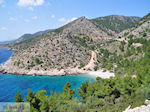 Verlaten strand aan de westkust - Eiland Chios
