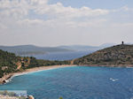 Rustig strand westkust nabij Lithio - Eiland Chios