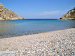 Het rustige kiezelstrand van Emborios - Eiland Chios